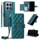thumbnail image 5 of Funda tipo billetera FOXDOCK para Xiaomi 14T – Tapa abatible con correa para mujer, 5 of 5