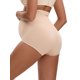 thumbnail image 3 of Bragas de Maternidad de Cintura Alta INSPIRE CHIC para Mujeres Levantamiento de Glúteos Sin Costuras Cómodas Embarazo Panties para Damas S Beige, 3 of 4