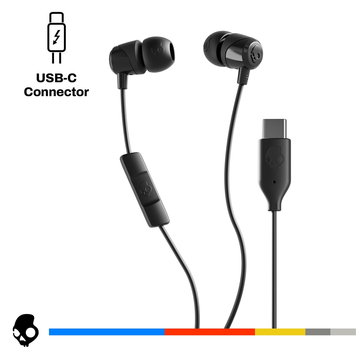 Audafonos Skullcandy Jib Xt Inear Usbc Micrafono Negro