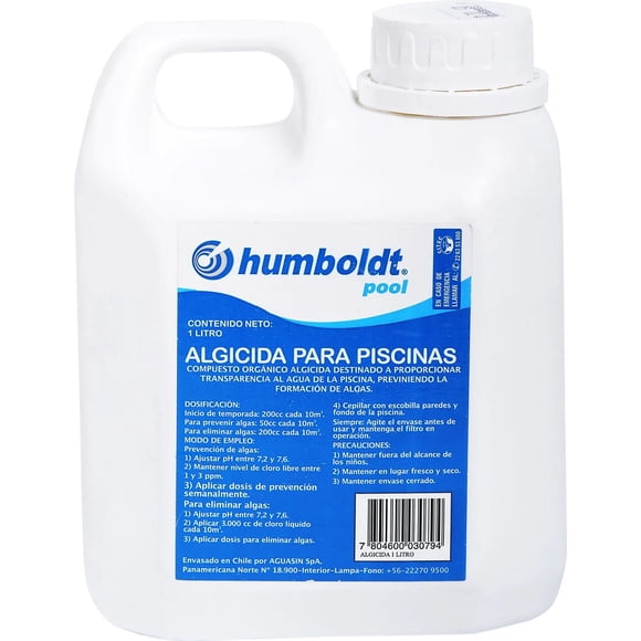 Alguicida Para Piscina Líquido 1 l Bidón