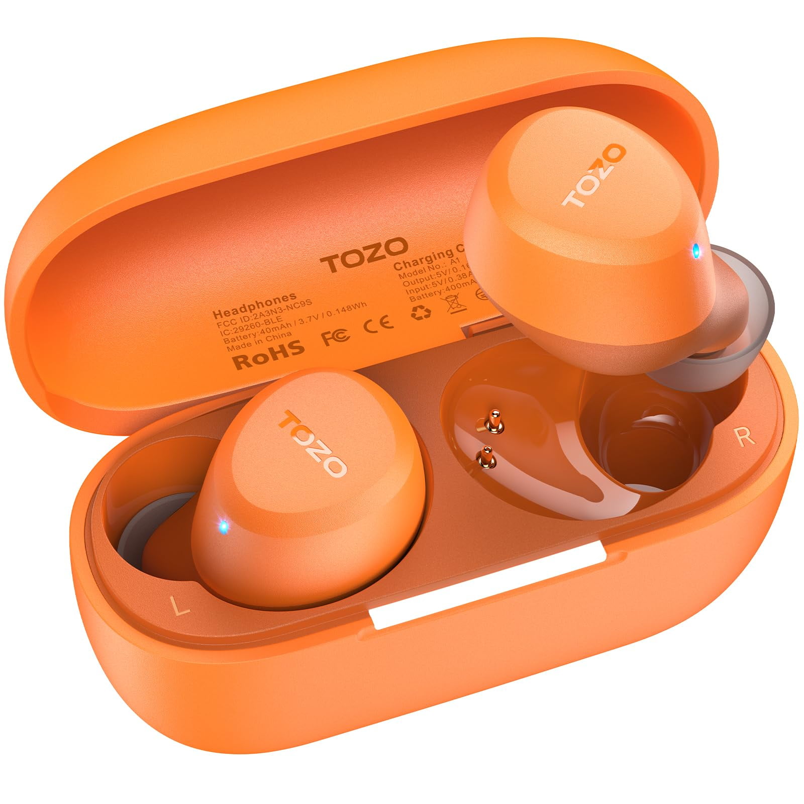 Auriculares Inalámbricos Tozo A1 Bluetooth 5.3 Ipx5 A Prueba De Agua Con Funda