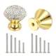 thumbnail image 1 of Pomelos de cajón Uxcell, 2 piezas de 1.1 pulgadas (28mm) de diámetro, decoración de diamante brillante para gabinete, 1 of 6