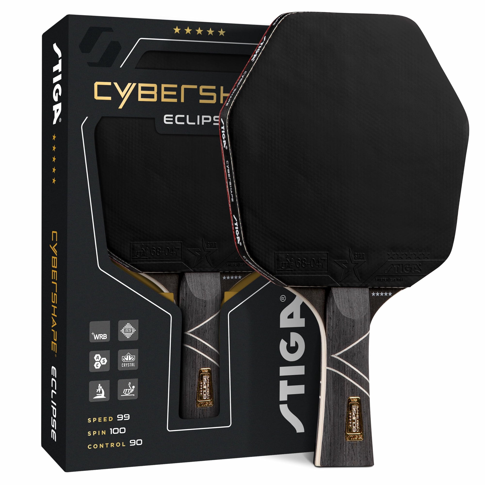 Paleta De Ping Pong Stiga Cybershape Eclipse Professional