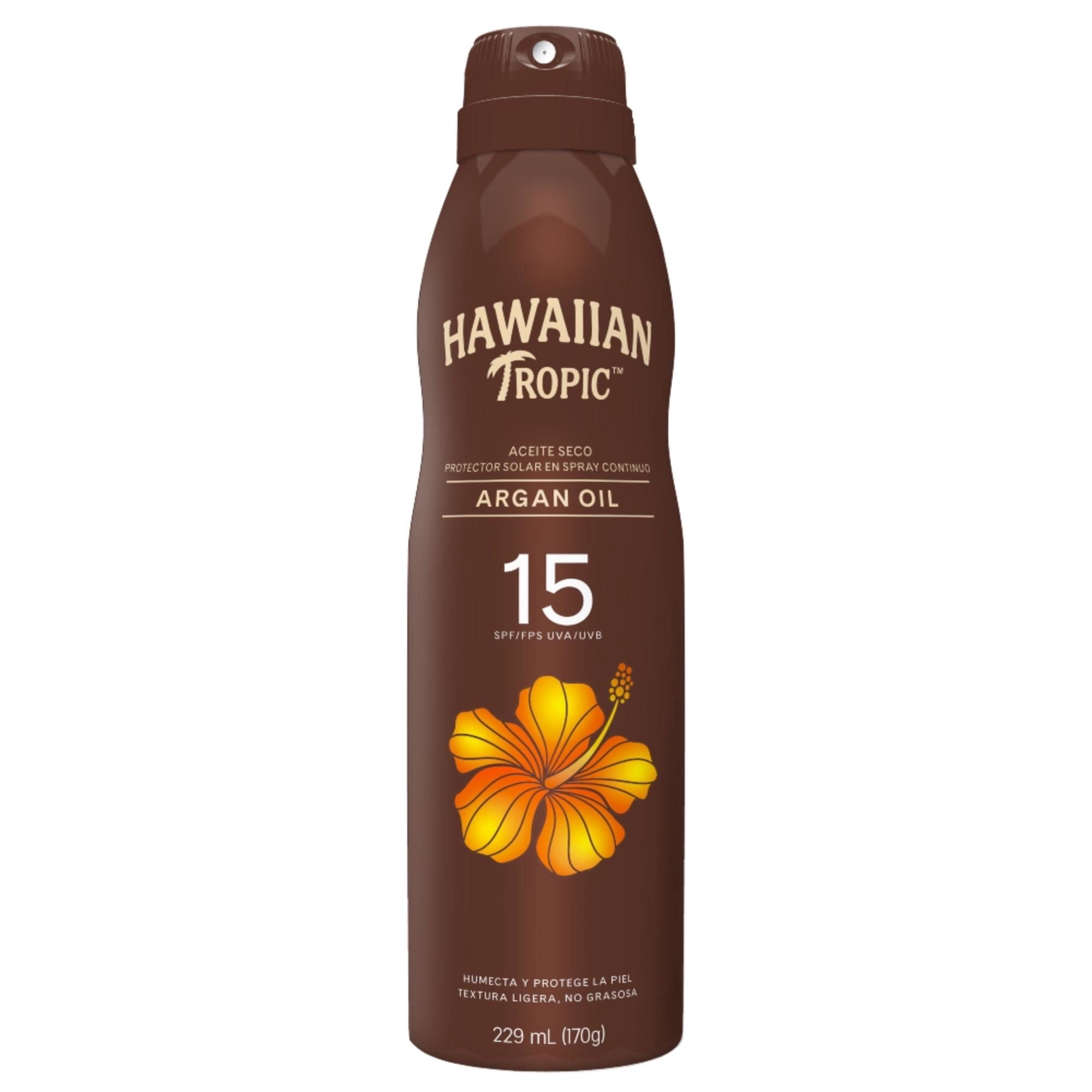 Protector Solar Hawaiian Tropic Spray Argan Oil Fps15