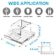 thumbnail image 2 of TidyHelper 100 piezas de clips adhesivos transparentes para cables y alambres en pared, 2 of 6