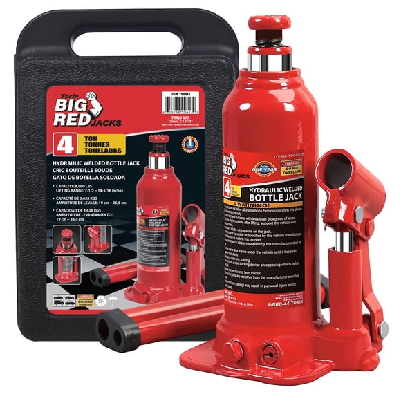 Botella hidráulica Jack Torin T90413 Big Red con capacidad de 4 toneladas