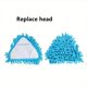 thumbnail image 1 of 1 Set, Lazy Cleaning Mop, Replaceable Chenille Mop, Triangle 360-degree Stretch Convenient No Dead Angle, Useful Tool, Cleaning Supplies, Cleaning Tool, Apartment Essentials, College Dorm Essentials,, 1 of 4