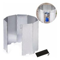 Genérico - Cubre Viento 24 X 85 Cm Aluminio Cocinilla Camping
