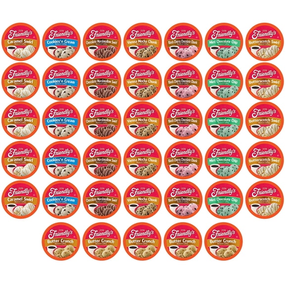Coffee Pods Friendly's con sabor a helado, 40 unidades