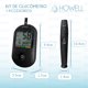 thumbnail image 2 of Kit Glucometro Howell Bg-710b Bluetooth +tiras+lancetas Negro, 2 of 10