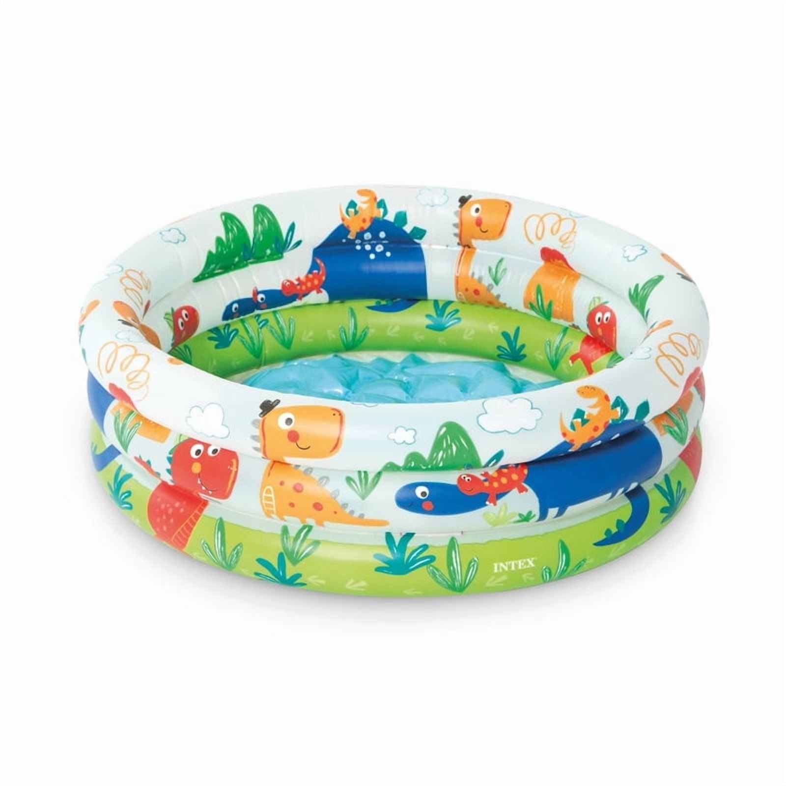Piscina Bebé Inflable Dinosaurio Intex 61x22 Cm Dino Buddies 3 Ring