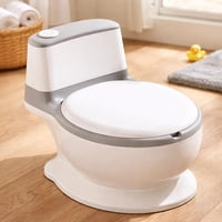 Jagima - Pelela Bacinica Inodoro Infantil Bañito Entrenador Seguro Gris Talla Única