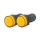 thumbnail image 1 of Luz Piloto Led Amarillo 22mm 220v Pack 2 Unidades, 1 of 3