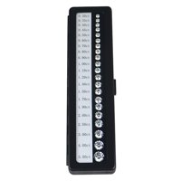 Magideal - Escala De Color De Diamante Portátil De Alta Precisión, Para Principiantes Y Expertos, Equipo De Medición De Joyería, Clasificación De Piedra Duradera Estilo D