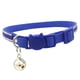 thumbnail image 2 of Pet Small Dog And Cat Collar De Diamantes De Cristal Con Cascabel Azul XS, 2 of 5