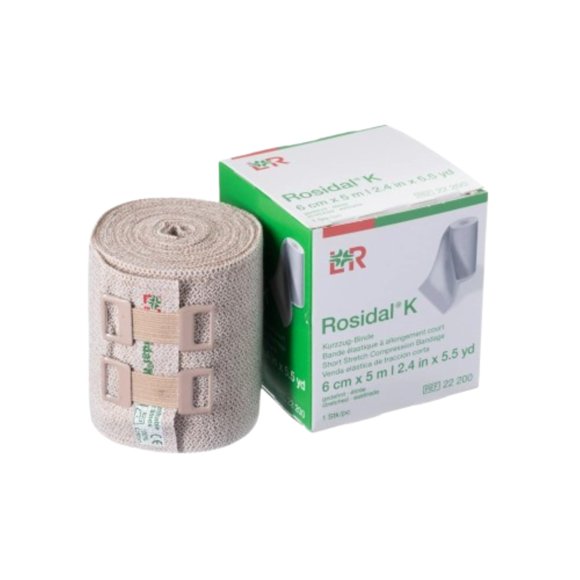Vendaje de compresión Lohmann & Rauscher Rosidal K Short Stretch 6 cm x 5 m 1 rollo
