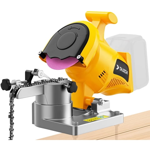 Afilador Eléctrico De Cadenas Para Motosierra Tairda, Batería De 20 V