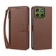 thumbnail image 1 of Funda Tipo Billetera para Motorola Moto Edge 70 5G con Soporte y Bolsillo con Cierre Marrón, 1 of 1