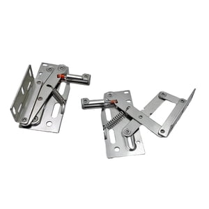 Bothyi - Bisagras De Bandeja Con Punta, Tijeras Compactas, Bisagra De Amortiguación Para Armarios Y Estanterías, 2 Uds.