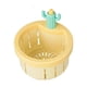 thumbnail image 1 of Colador De Fregadero De Cactus De Cocina, Tapón De Fregadero Antiolor, Escurridor De Fregadero De Cocina, Amarillo, 1 of 3