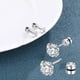thumbnail image 5 of HOPPLY - Juego de 5 pares de pendientes de titanio con cierre de rosca para mujeres y niñas, acero quirúrgico hipoalergénico, circonita cúbica 5A, 20 g, piercing para hélix, cartílago, orejas sensible, 5 of 7