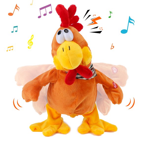 Peluche Cuteoy 33 cm Pollo Musical que Cacarea
