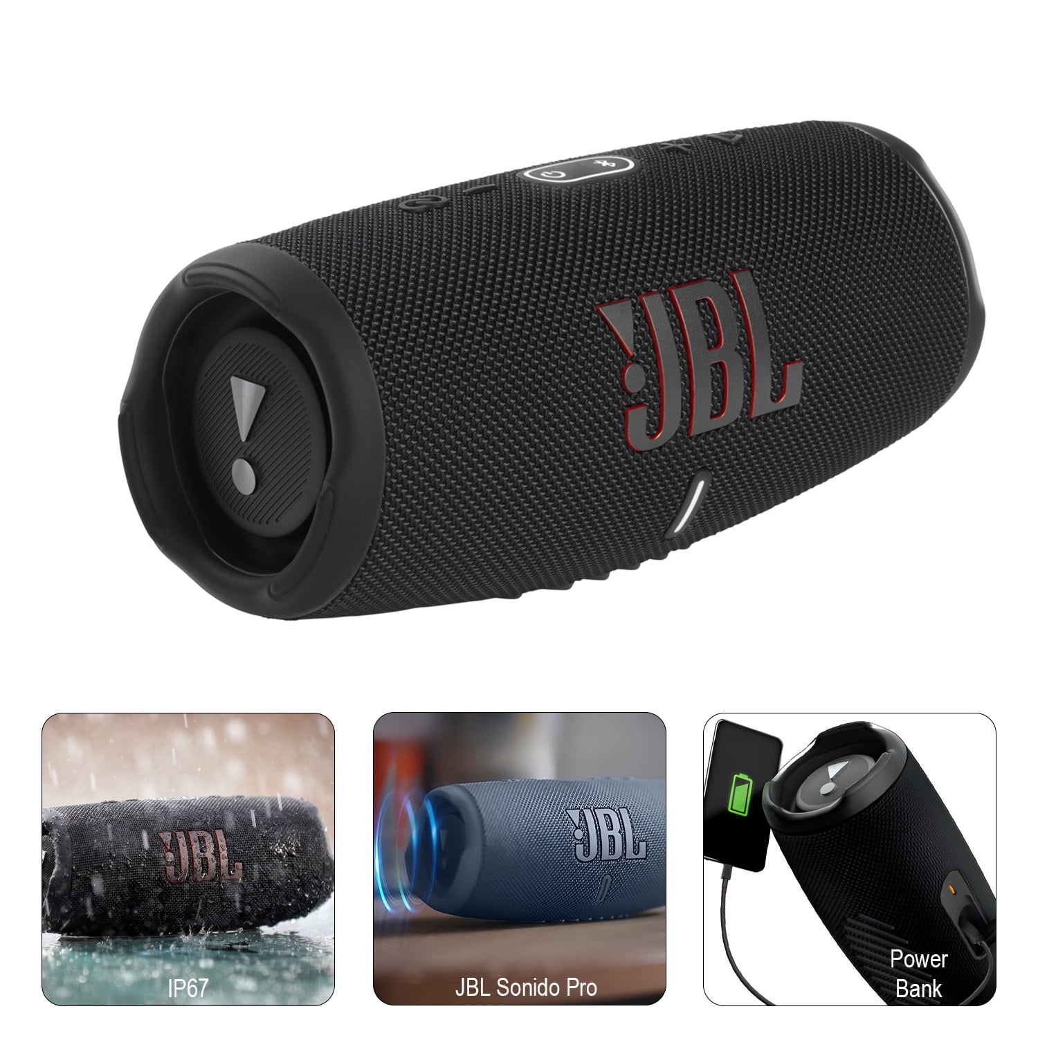 Parlante Jbl Charge 5 Bluetooth Portáil Ip67 Waterproof 30w