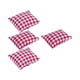 thumbnail image 4 of 4 Uds. Almohada En Miniatura Para Casa De Mu?ecas Para Sofá Cama Accesorios Para Casa De Mu?ecas Rejilla Roja, 4 of 5