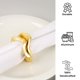 thumbnail image 3 of Anillos para servilleta CLEENTABLE juego de 8 en oro 4 × 5 × 4 cm, 3 of 9