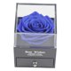 thumbnail image 4 of Caja De Regalo Vacía Caja De Presentación De Pendientes De Joyería Cajón De Reloj De Rosa Externo Azul, 4 of 5
