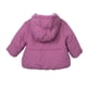 thumbnail image 2 of Parka Bebé Niña Forrada Bordado Estrellas Ciruela, 2 of 3