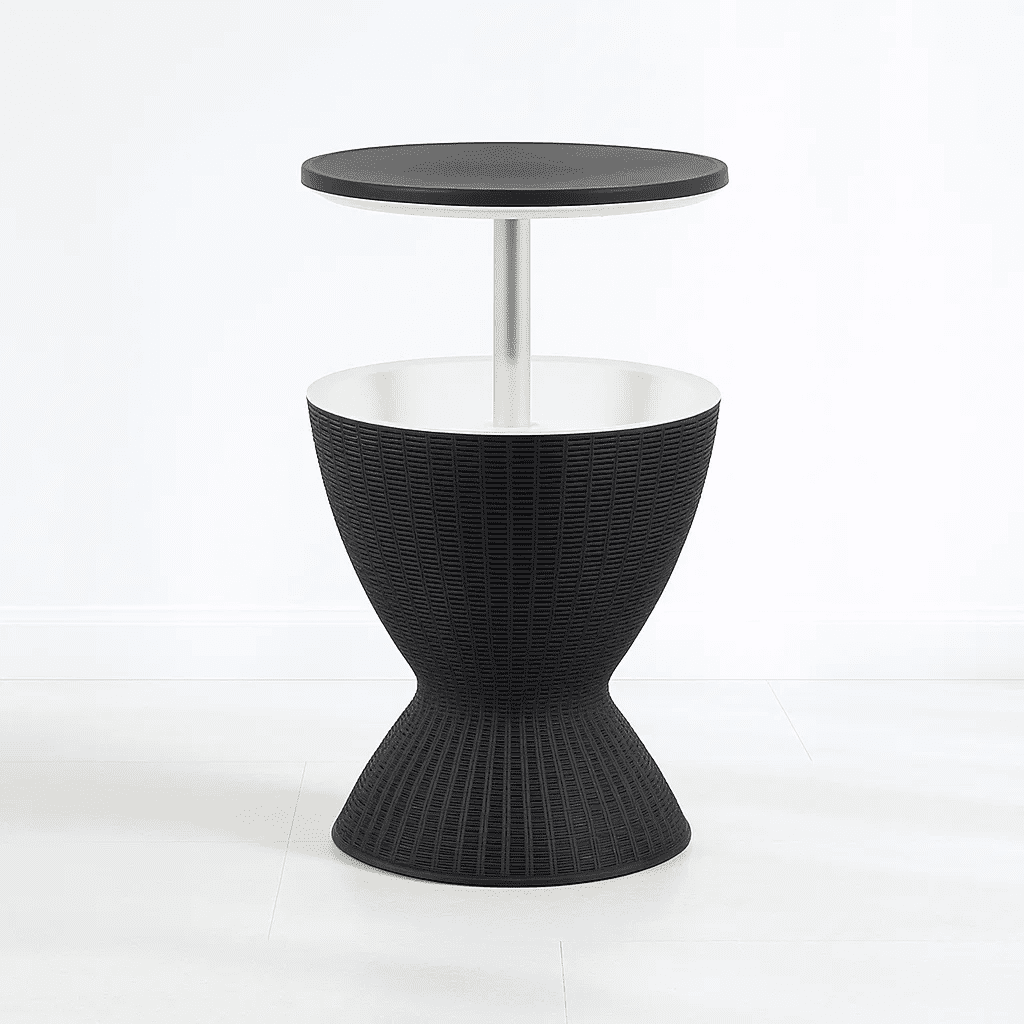 Klik Muebles - Mesa Alta Nami Outdoor Multifuncional De Rattan Sintético