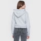 thumbnail image 2 of Polerón Mujer Crop Full Zipper Gris Melange Corona, 2 of 5