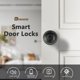 thumbnail image 2 of Cerradura de puerta con huella digital Buoan Smart Biometric Black, 2 of 9