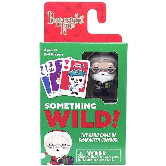Juego de cartas Funko Something Wild! Peppermint Lane con Papá Noel