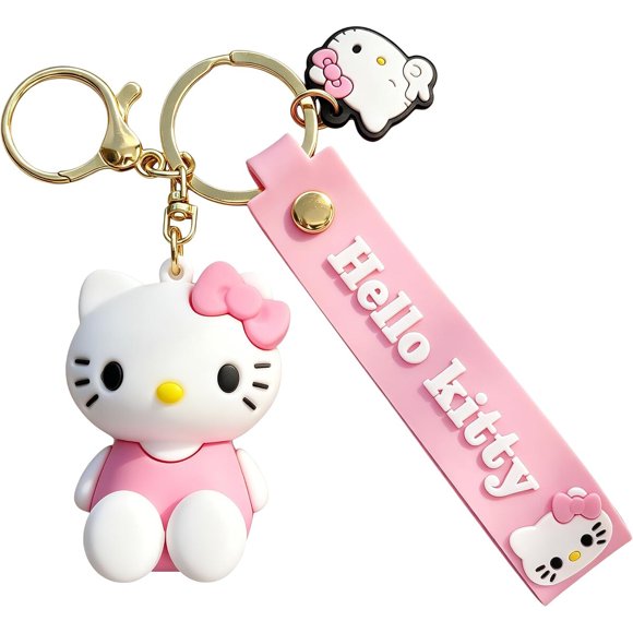 Cartoon Kitty Keychains for Girls, Anime Kawaii Keychain, Cu