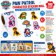 thumbnail image 2 of Rollo de pegatinas Fun Express 4 cm 100 piezas PAW Patrol, 2 of 7