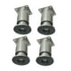 thumbnail image 2 of 4 Piezas Soportes De Cama Ajustables Patas Para Gabinetes De TV Mesas De Centro Gabinetes Gris, 2 of 3