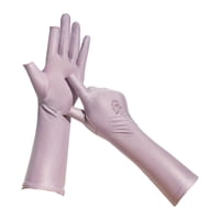 Ioensy - Guantes De Protección Solar Para Mujer, Transpirables, De Dedos Completos, Para Deportes, Senderismo, Camping, Color Violeta