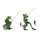 thumbnail image 2 of Figuras Cómicas De Ranas De Pesca, Pescador De Ranas Para Decoración De Jardín Y Patio, 2 of 5