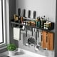 thumbnail image 4 of 60cm Repisa Rack Organizador Cocina Escurridor Estante Hogar Negro, 4 of 4
