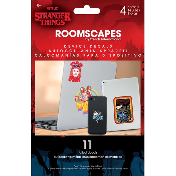 Calcomanías para dispositivos Trends International Netflix Stranger Things (paquete de 11)