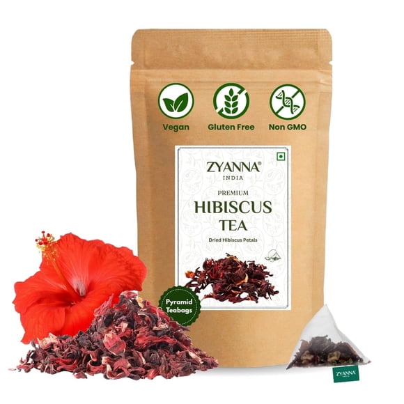 Té ZYANNA de hibisco 20 bolsas sin cafeína