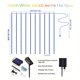 thumbnail image 3 of 300 LED Solar Curtain Light With Remote Control 8 Lighting Modes, IP65 Waterproof Copper Wire Lights For Christmas Party Wedding Home Bedroom Garden Wall Decorations, 3 of 5