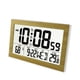 thumbnail image 4 of Reloj despertador digital, calendario y temperatura, reloj LCD de repetición, visualización de números grandes, con pilas, reloj de , luz 201x124x26 cm, 4 of 5