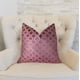 thumbnail image 2 of Cojín Plutus Brands Plutus Velvet Geo de 50 x 75 cm, color magenta/marrón, 2 of 2