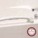thumbnail image 3 of Barra de asistencia de equilibrio para cambiar estilos de vida Safe-er-Grip 24, color blanco, 3 of 6