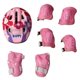 thumbnail image 5 of 7 Uds Chico Patinete Sobre Ruedas Casco Para Patinete Rodillera Protector De Mu?eca Codera Rosa, 5 of 5