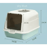 Genérico - Baño Sanitario Cubierto Romeo Para Gatos