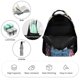 thumbnail image 3 of Exorcista Azul Mochila Escolar para Niños y Niñas, Mochila Infantil de Alta Calidad Ligera, Grande y Duradera 43x15x32cm, 3 of 6